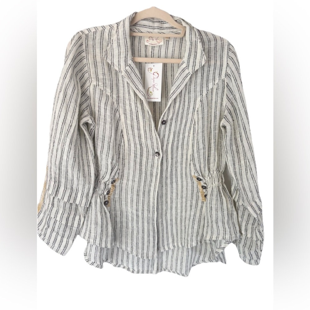Striped Women's Blazer